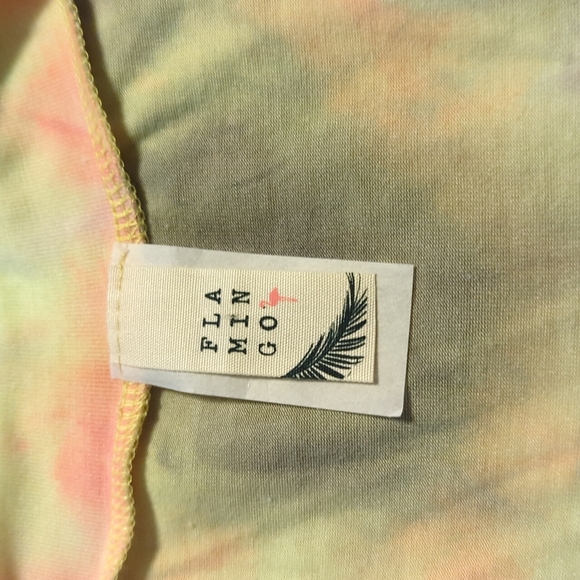 Flamingo tie dye tee - Picture 2 of 3